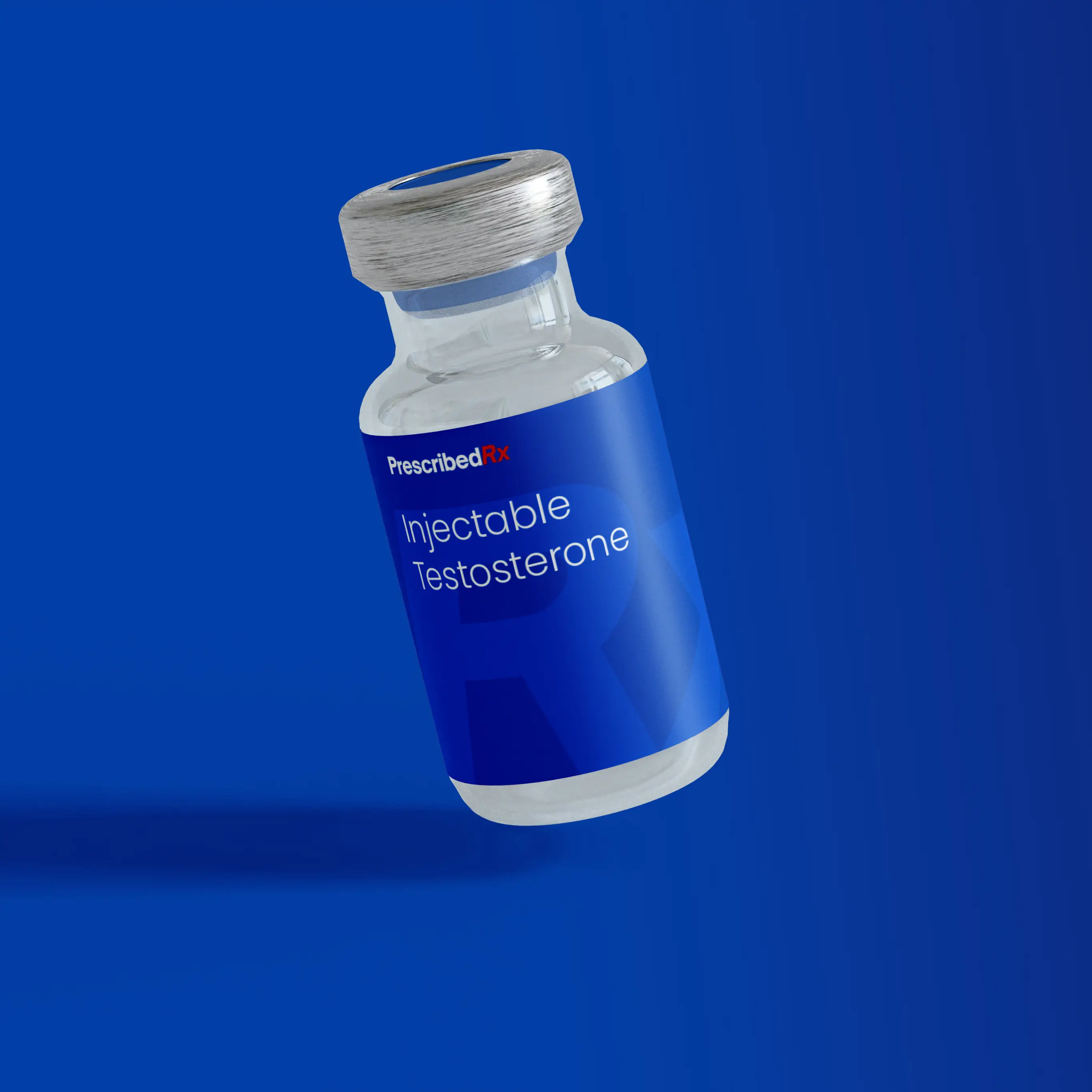 Injectable testosterone vial